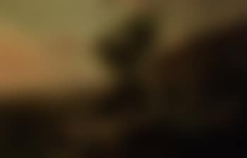 Mountain landscape with a hawking party on a road by a bridge (preview)
