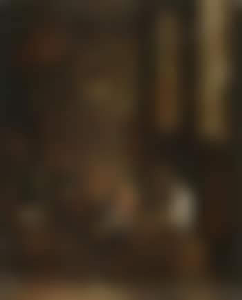 Children at a pharmacist with coat-of-arms on far wall (preview)