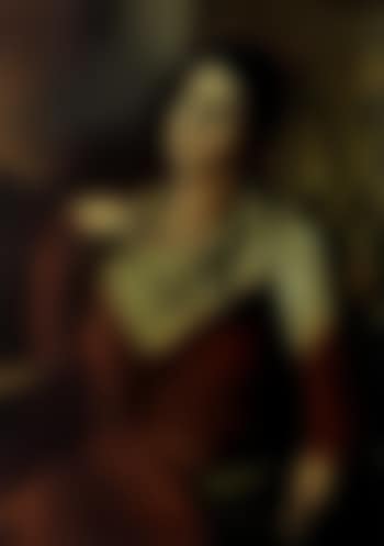 Portrait of Frau E H in red dress (preview)