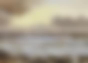 Coastal landscape with sailing vessels in horizon (preview)