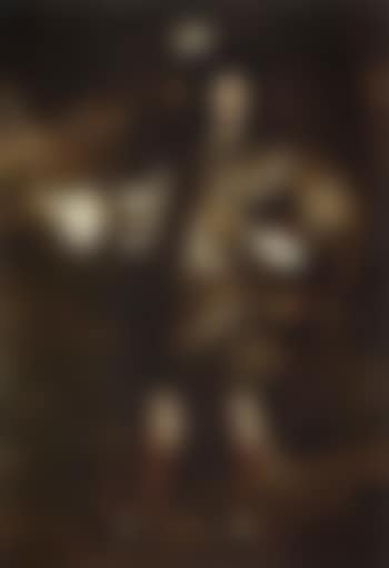Portrait of Lord Mungo Murray in highland dress holding a flintlock gun with sword at his side (preview)