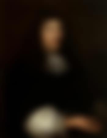 Portrait of a gentleman wearing a black coat and lace collar and cuffs (preview)