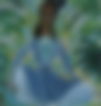Lady seated amongst flowers (preview)
