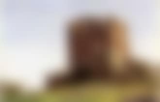 Ruins at Hammershus, summer (preview)