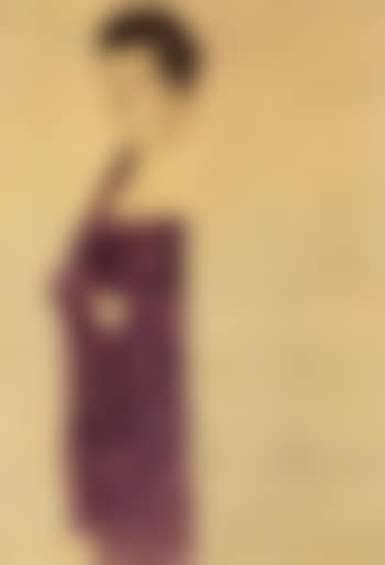 Self portrait in purple robe (preview)