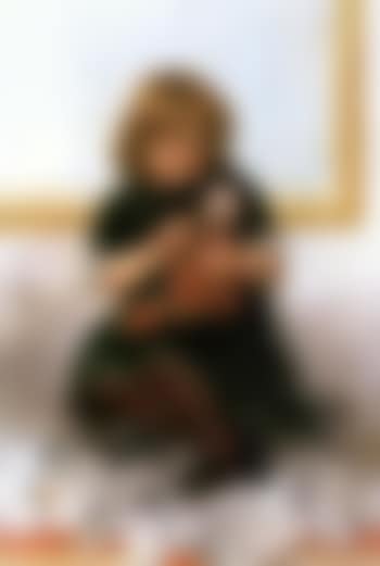 Little girl with a doll (preview)