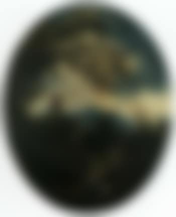 Rest on the Flight into Egypt. Landscape with monks praying at a wayside shrine (preview)