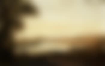 Italian river landscape at dusk, with huntsman resting (preview)