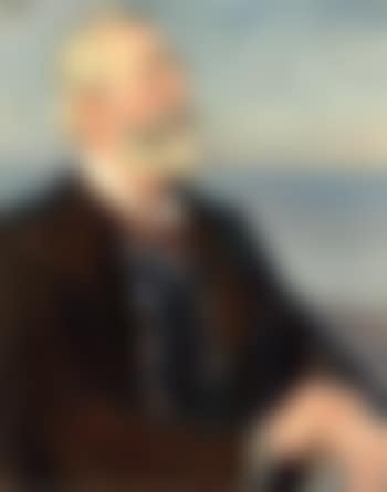 Portrait of Ole Kristoffersen, painted as study for portrait of Holger Drachmann (preview)