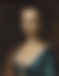 Portrait of lady wearing a blue dress and brown wrap (preview)
