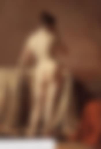 Model study - female nude seen from behind (preview)