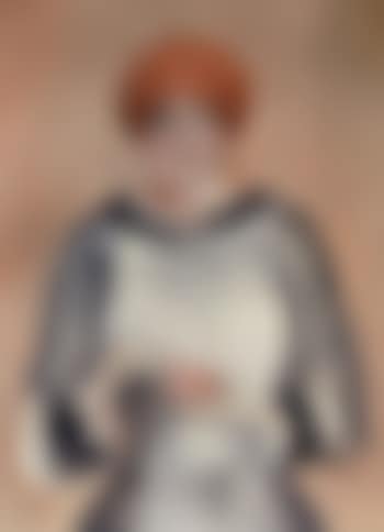 Portrait of woman with tea cup (preview)
