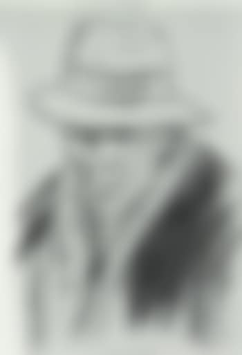 Study of man with hat and overcoat (preview)