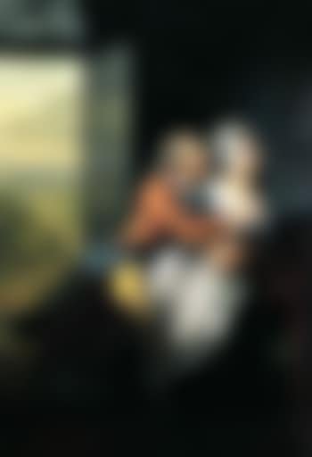 Amorous couple in an interior (preview)