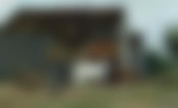 Father and son pulling horses out of a barn (preview)