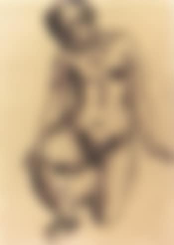Kneeling female nude (preview)