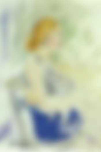 Femme blonde au chien (preview)