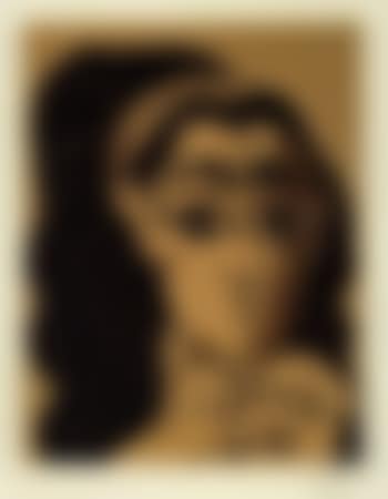 Femme au bandeau, portrait de Jacqueline au bandeau, accoudee (preview)