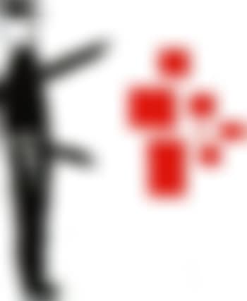 Abstract painting with policeman (preview)