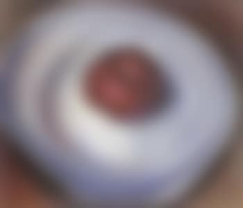 Red apple on a blue plate (preview)