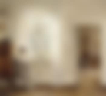 Interior scene with the artist's wife seated by sunlit window (preview)