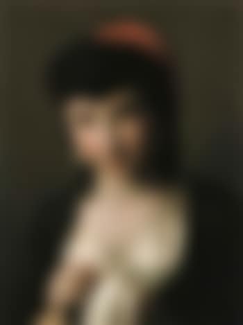 Portrait of young woman in costume (preview)