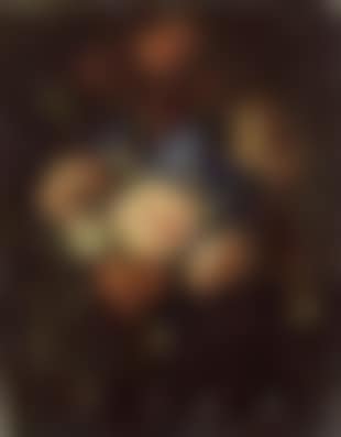 Glass vase with flowers (preview)