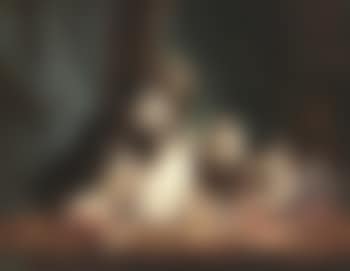 Kittens playing on dressing table (preview)