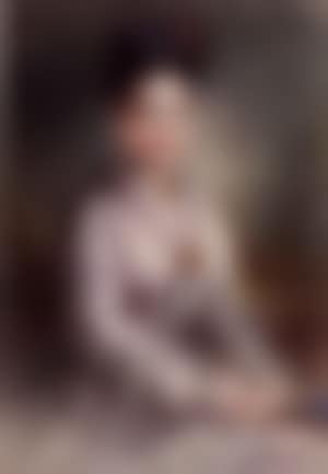 Woman with fan (preview)