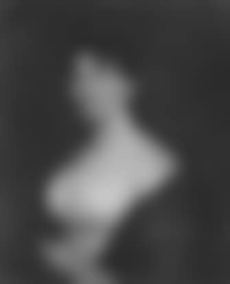 Portrait of Mrs E W Gough in a white silk dress (preview)