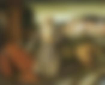 Study of St Jerome by shrine with lion by his side (preview)