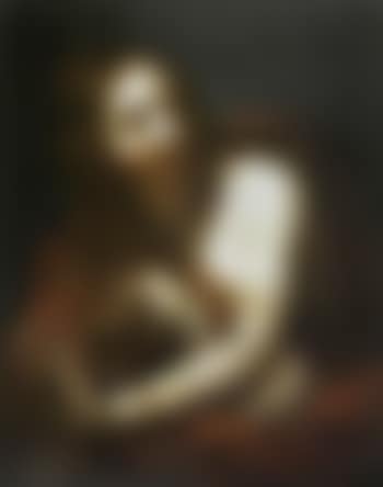 Study of nude with red shawl (preview)