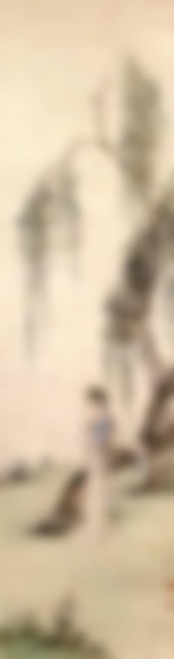 Lady by a willow tree (preview)