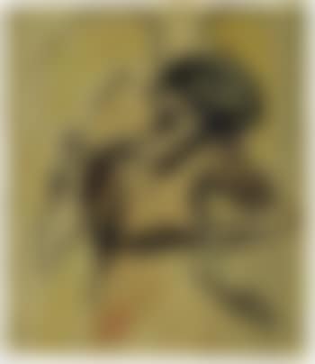 Woman with fan (preview)