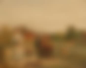 Playing marbles. Children collecting berries from a woman in a village street. (preview)