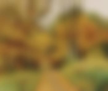 Autumn landscape with hunter (preview)