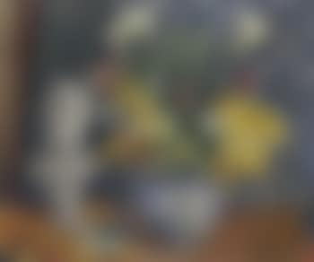 Still life with flowers and bust (preview)