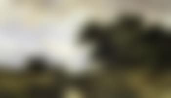 River landscape with walkers (preview)