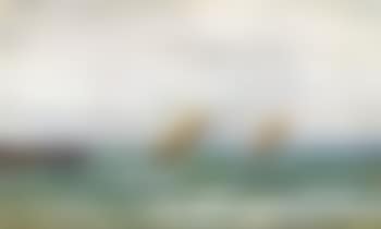 Two sailing boats in fresh breeze (preview)