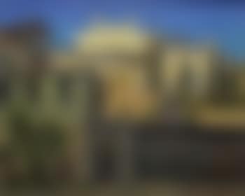 View from Rome with houses and figures in sunshine (preview)
