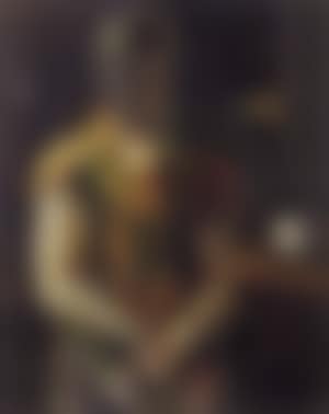 Interior scene with seated figure (preview)