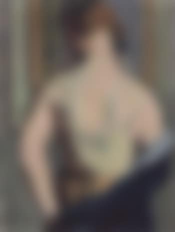 Femme s'habillant devant miroir (preview)