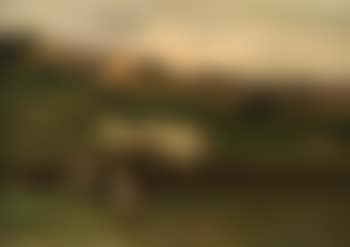 Countryside with oxen (preview)