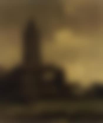 View of a village at dusk (preview)
