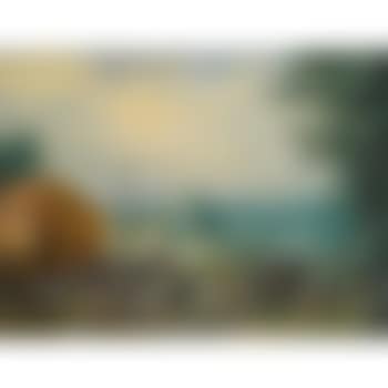 Summer landscape with elegant travellers. Winter landscape with travellers (preview)