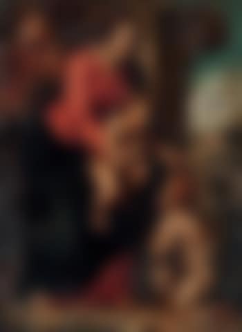 Holy family with the infant Saint John the Baptist in a landscape (preview)