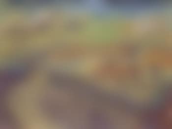 Hilly landscape with cloudy sky (preview)