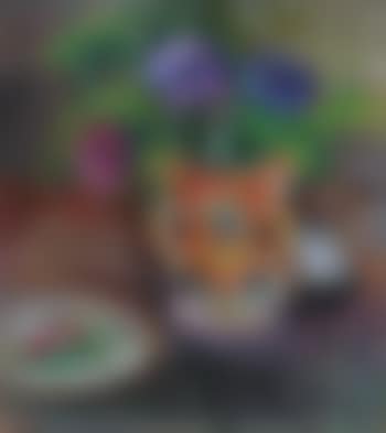 Nature morte au bouquet d'anemones et cerises (preview)