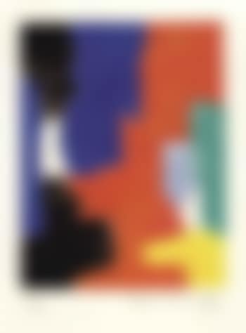 Composition bleue, rouge, verte et noire (preview)