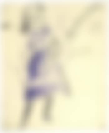 Franzi wearing blue dress (preview)